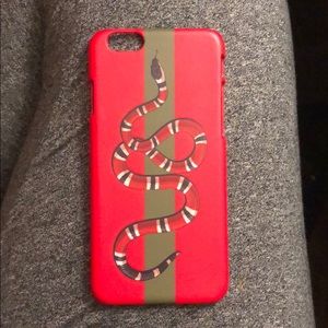 Gucci snake I phone 6 plastic case